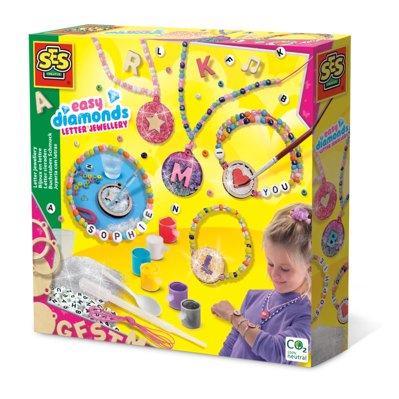 SES Vienkārši dimantiņi "Burtu rotaslietas"