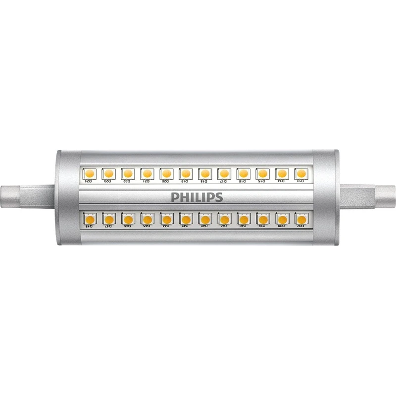 LED spuldze Philips R7S. 14W. 118mm. 3000K. 1600lm. dim