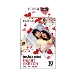 Fotojuosta instax mini heart sketch 10vnt