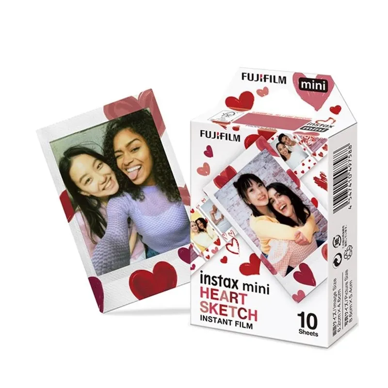 Fotojuosta instax mini heart sketch 10vnt