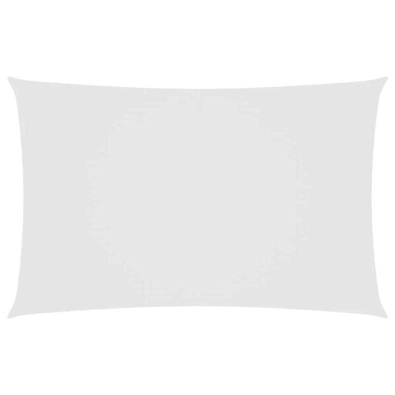 vidaXL saulessargs, taisnstūra, 2,5x5 m, balts oksforda audums