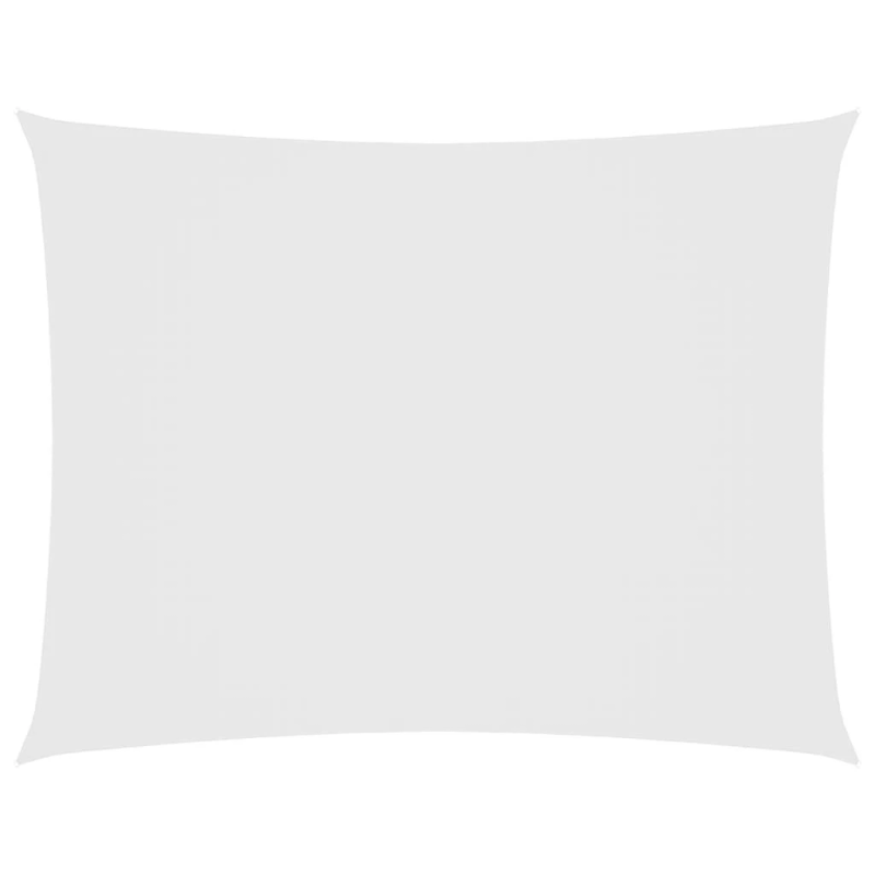 vidaXL saulessargs, 3x4 m, taisnstūra forma, balts oksforda audums