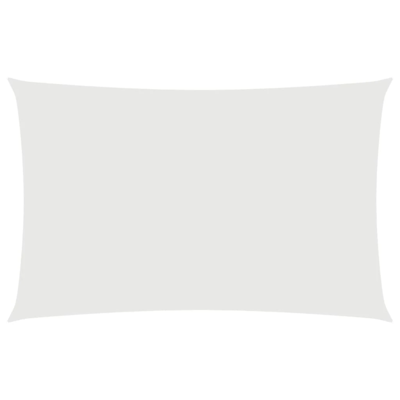 vidaXL saulessargs, taisnstūra, 4x7 m, balts oksforda audums