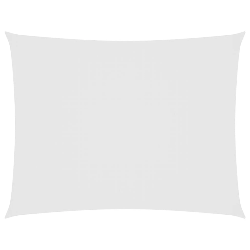 vidaXL saulessargs, taisnstūra, 5x6 m, balts oksforda audums