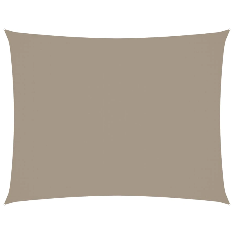 vidaXL saulessargs, taisnstūra, 3x4 m, pelēkbrūns oksforda audums