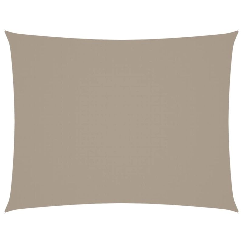 vidaXL saulessargs, taisnstūra, 3x4,5 m, pelēkbrūns oksforda audums