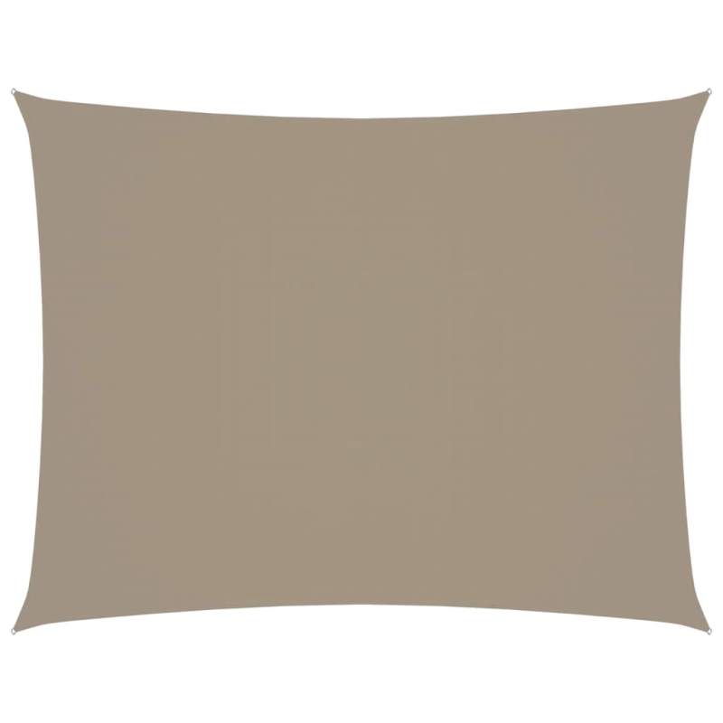 vidaXL saulessargs, taisnstūra, 3,5x4,5 m, pelēkbrūns oksforda audums