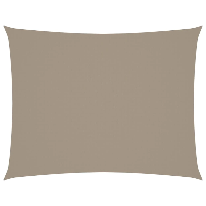 vidaXL saulessargs, taisnstūra, 5x7 m, pelēkbrūns oksforda audums