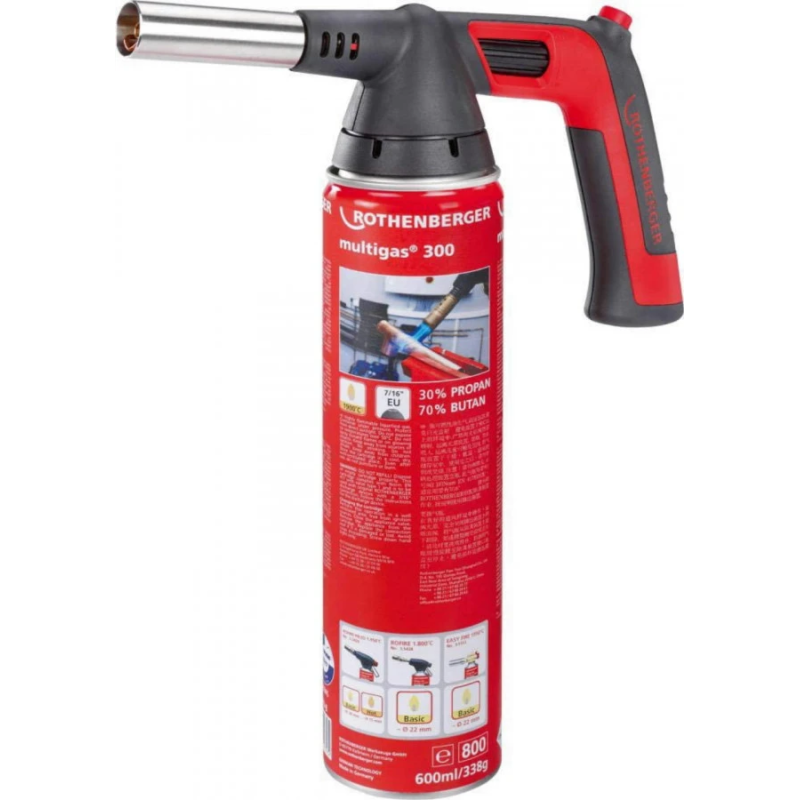 ROFIRE 4 PIEZO, 1950 t, kompl. ar Multigas300 gāzi, 7-16, Rothenberger