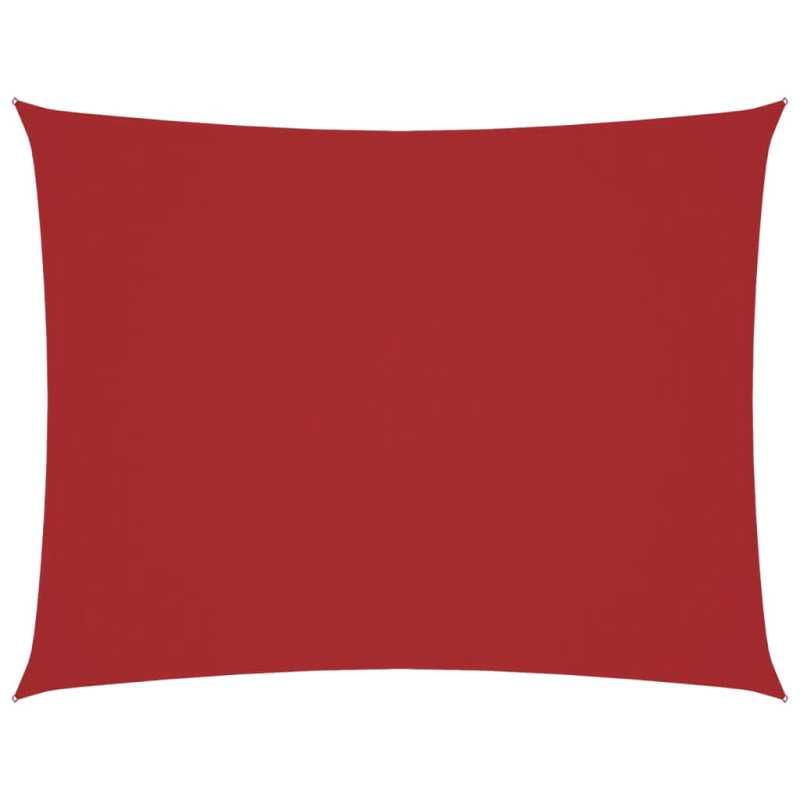 vidaXL saulessargs, taisnstūra forma, 2x3 m, sarkans oksforda audums