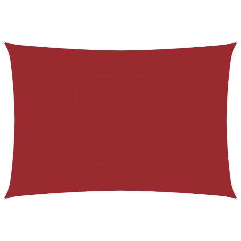 vidaXL saulessargs, taisnstūra, 2,5x4,5 m, sarkans oksforda audums