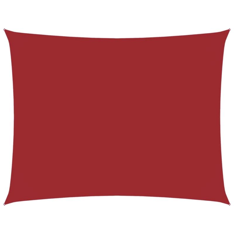 vidaXL saulessargs, taisnstūra, 3,5x4,5 m, sarkans oksforda audums