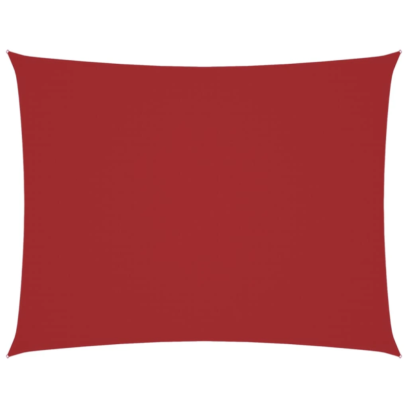 vidaXL saulessargs, taisnstūra, 3,5x5 m, sarkans oksforda audums