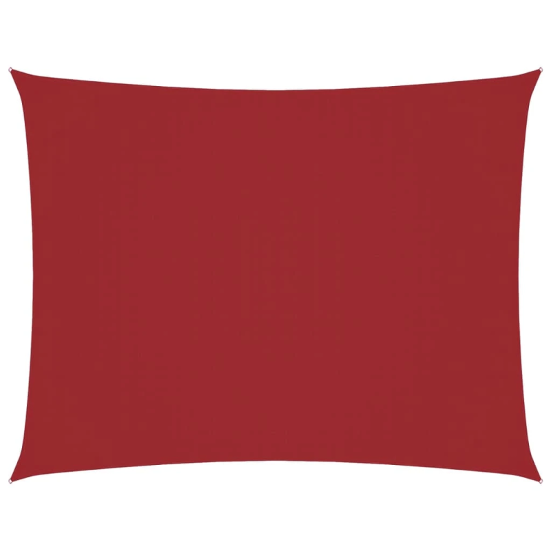 vidaXL saulessargs, taisnstūra, 5x7 m, sarkans oksforda audums