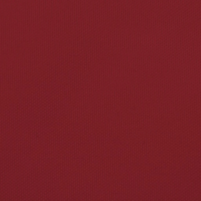 vidaXL saulessargs, trijstūra, 3,5x3,5x4,9 m, sarkans oksforda audums