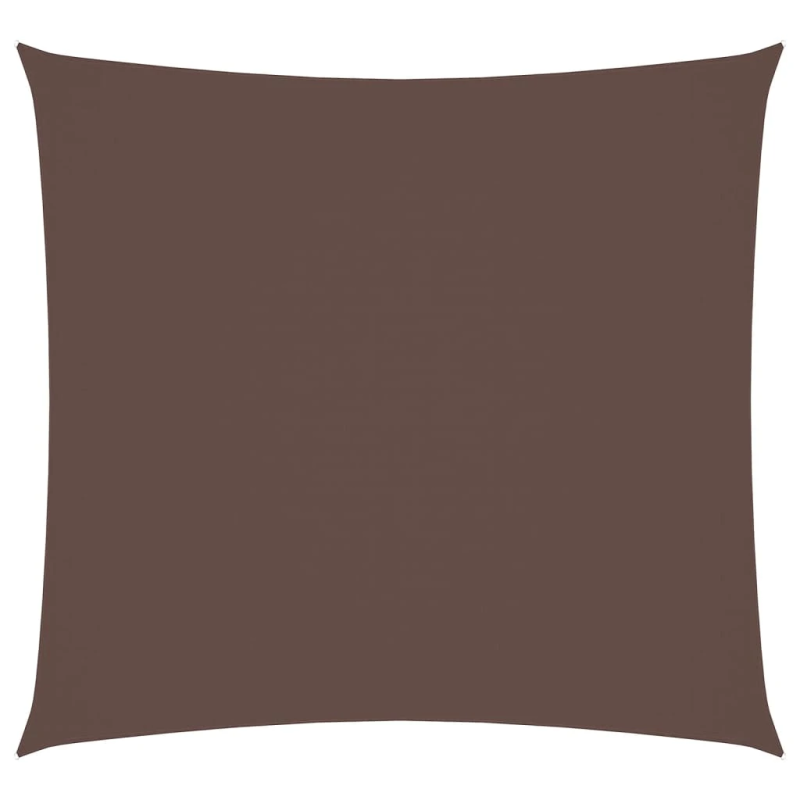 vidaXL saulessargs, 2x2 m, kvadrāta forma, brūns oksforda audums