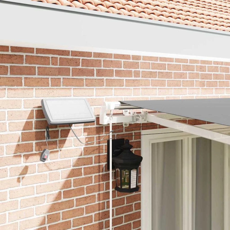 vidaXL Pārklājuma struktūra Balts 400 × 350 cm Alumīnijs