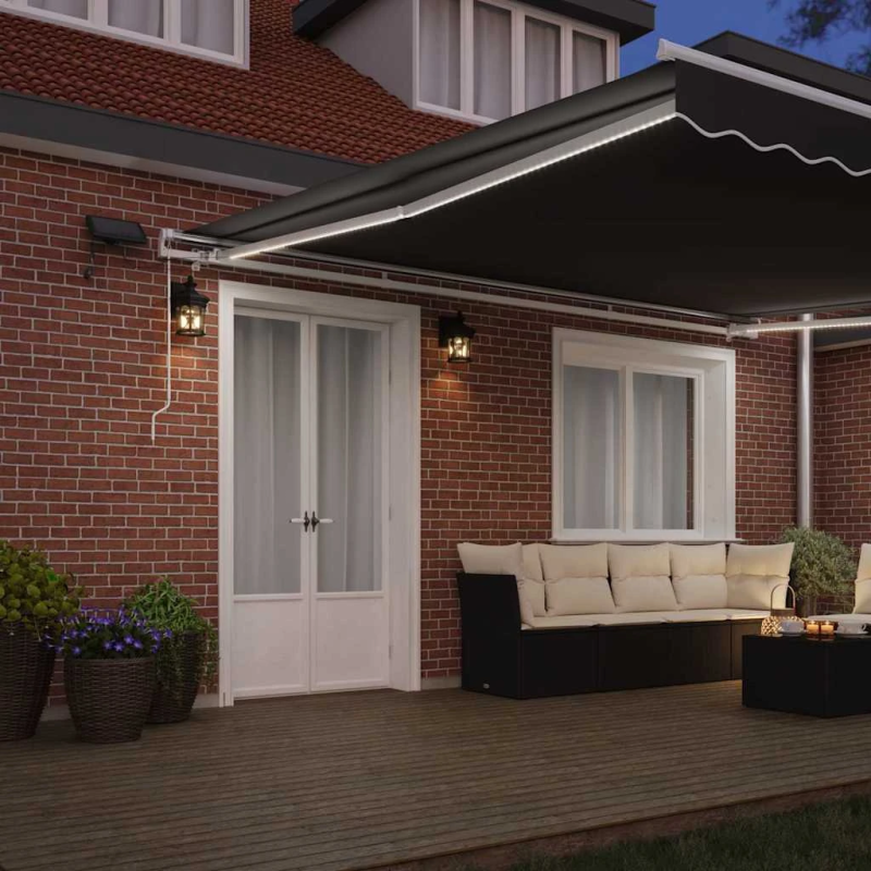 vidaXL Pārklājuma struktūra Balts 500 × 350 cm Alumīnijs