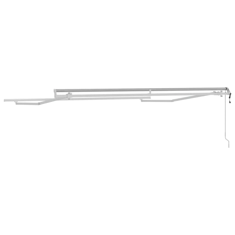 vidaXL Pārklājuma struktūra Balts 300 x 250 cm Alumīnijs