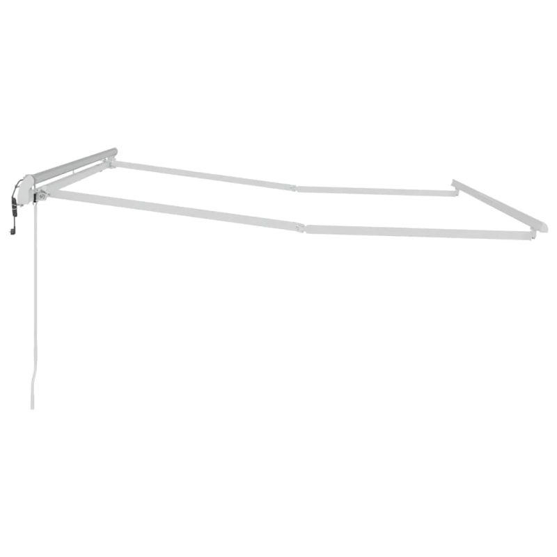 vidaXL Pārklājuma struktūra Balts 350 x 250 cm Alumīnijs