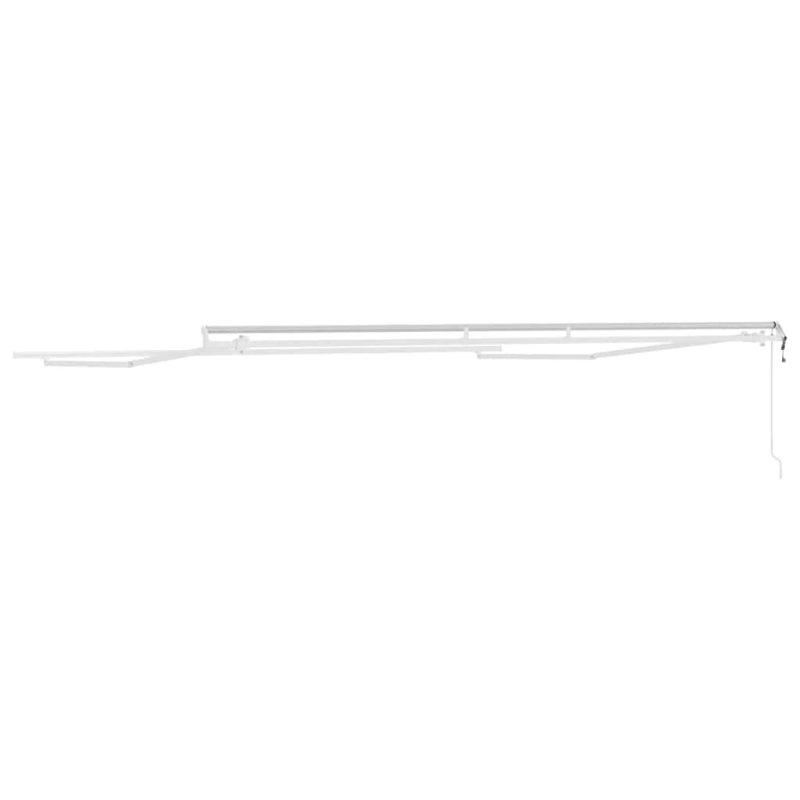 vidaXL Pārklājuma struktūra Balts 450 × 350 cm Alumīnijs