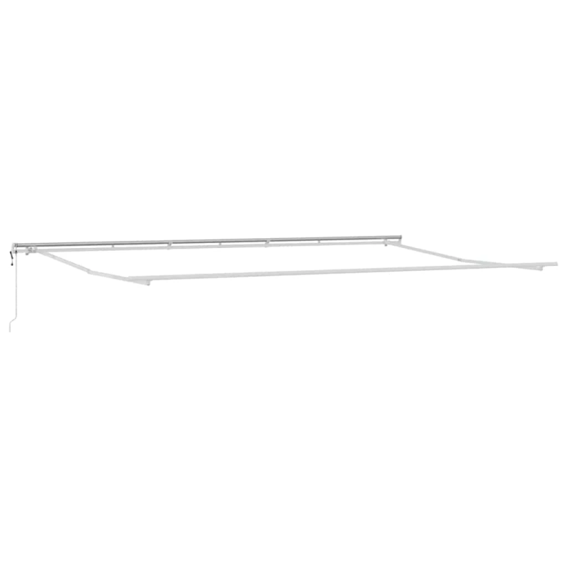 vidaXL Pārklājuma struktūra Balts 600 × 350 cm Alumīnijs