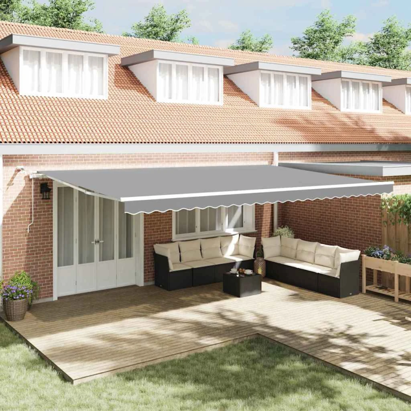 vidaXL Pārklājuma struktūra Balts 600 × 300 cm Alumīnijs