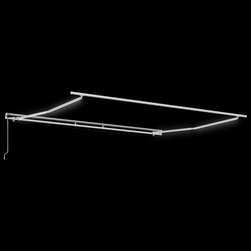 vidaXL Pārklājuma struktūra Balts 450 × 350 cm Alumīnijs