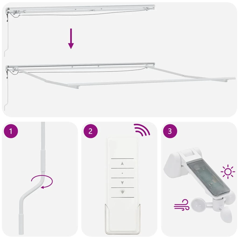 vidaXL Pārklājuma struktūra Balts 450 × 350 cm Alumīnijs