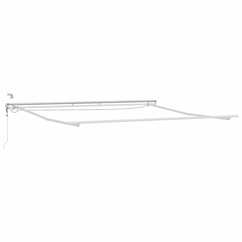 vidaXL Pārklājuma struktūra Balts 500 × 350 cm Alumīnijs