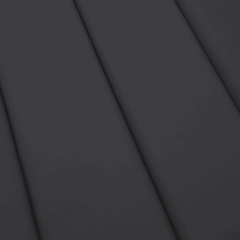 vidaXL sauļošanās krēsla matracis, 200x70x3 cm, audums, melns