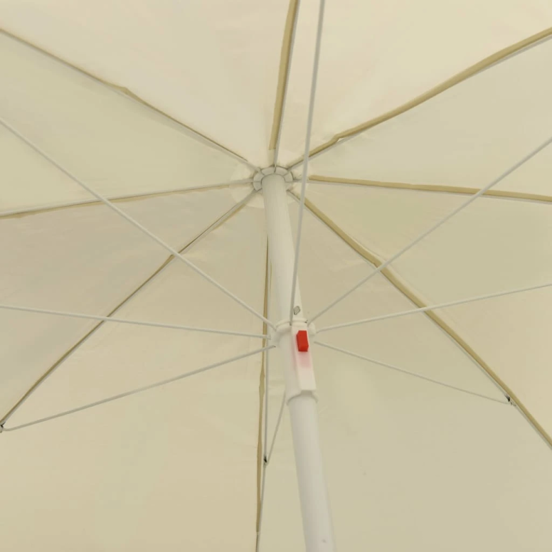 vidaXL pludmales saulessargs, 240 cm, smilšu dzeltens