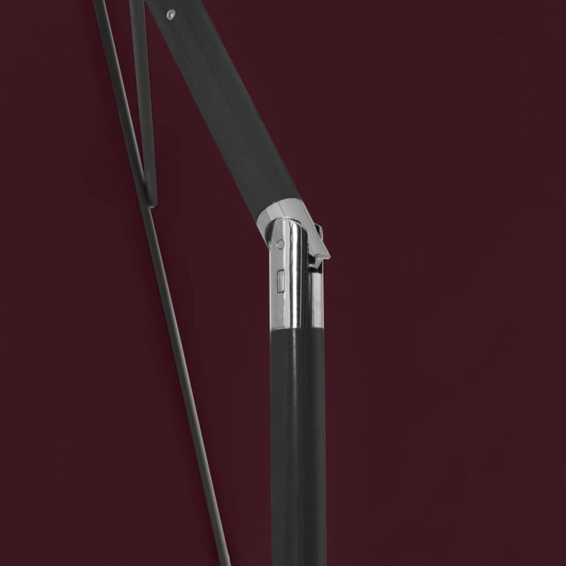 vidaXL pludmales saulessargs, 180x120 cm, vīnsarkans