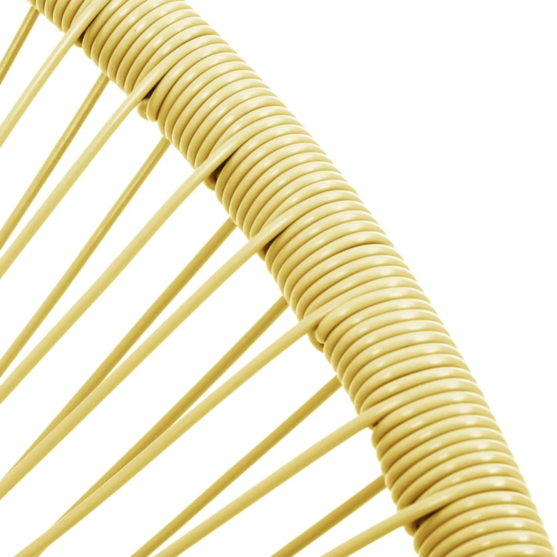 vidaXL dārza krēsls Acapulco, PE rotangpalma, bēšs