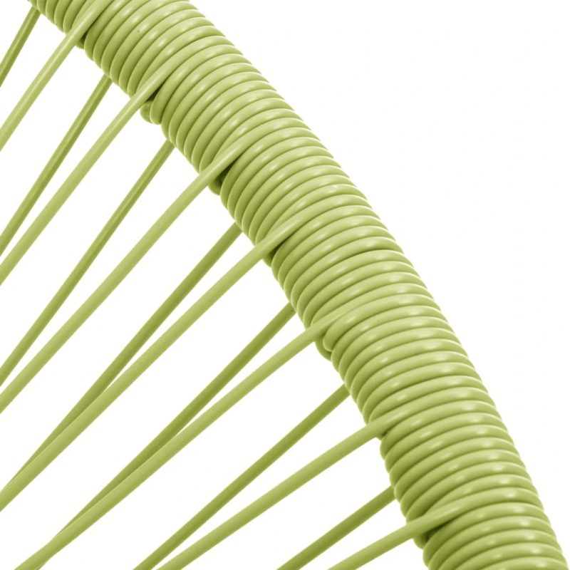 vidaXL dārza krēsls Acapulco, PE rotangpalma, zaļš