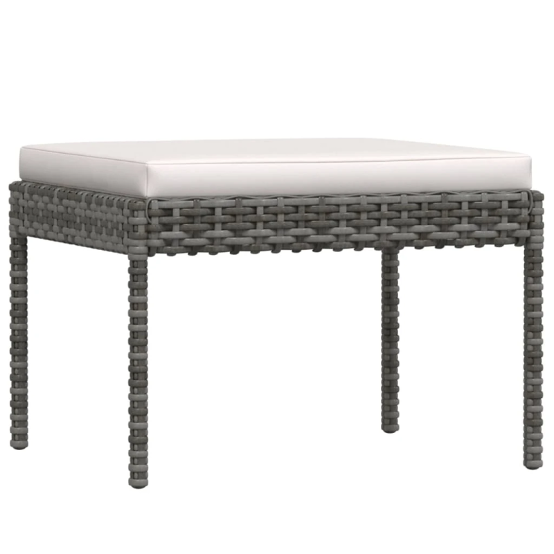 vidaXL 6-daļīgs dārza mēbeļu komplekts ar matračiem, PE rotangpalma