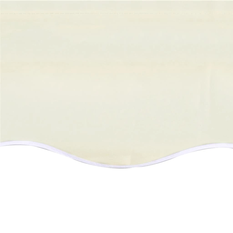 vidaXL nojumes maiņas jumts, krēmkrāsas, 4,5x3,5 m