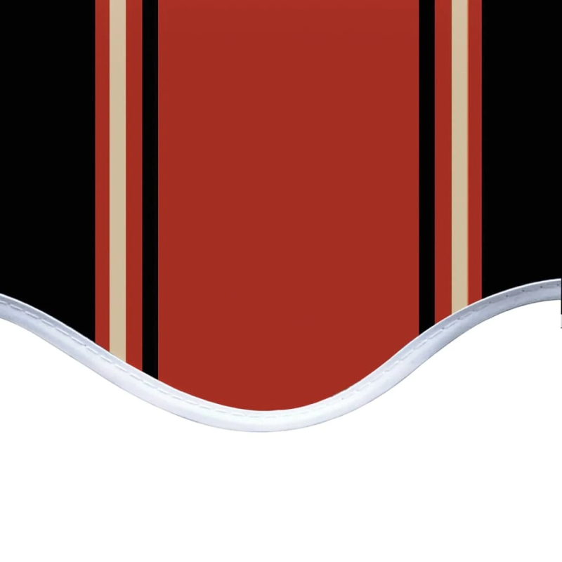 vidaXL nojumes maiņas jumts, oranžs ar brūnu, 6x3,5 m