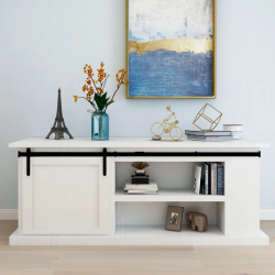 vidaXL bīdāmo skapja durvju komplekts, oglekļa tērauds, 183 cm