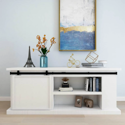 vidaXL bīdāmo skapja durvju komplekts, oglekļa tērauds, 200 cm