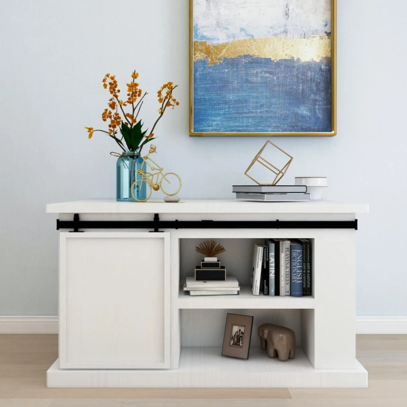 vidaXL bīdāmo skapja durvju komplekts, oglekļa tērauds, 152 cm