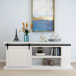 vidaXL bīdāmo skapja durvju komplekts, oglekļa tērauds, 183 cm