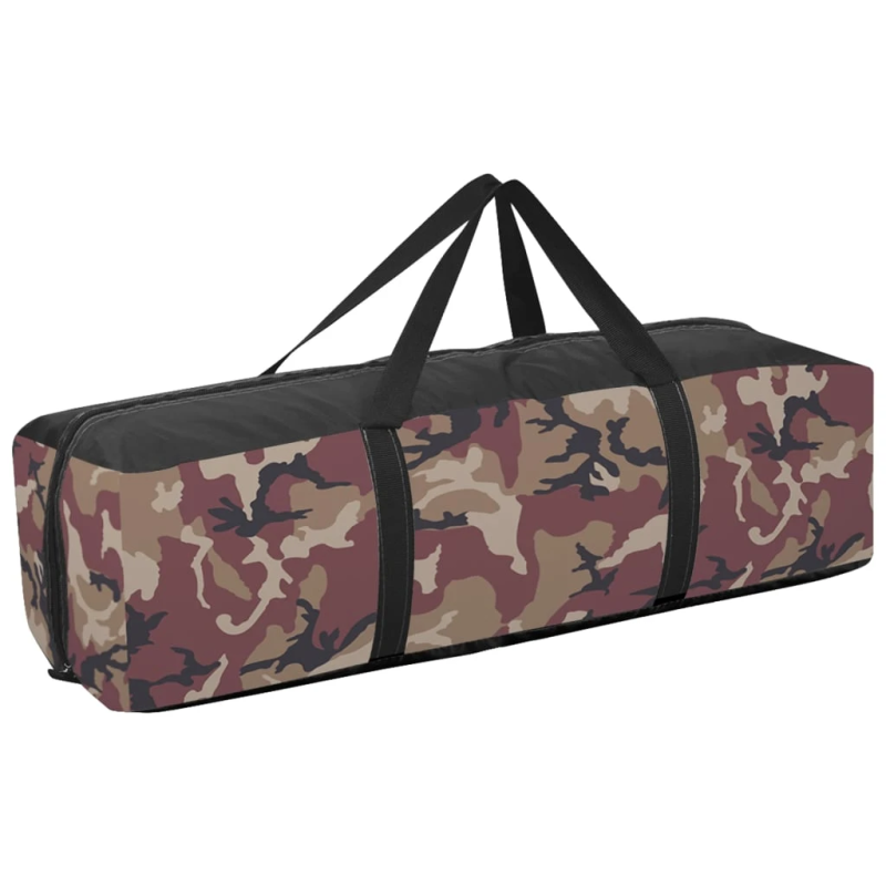 vidaXL četrvietīga telts, daudzkrāsaina