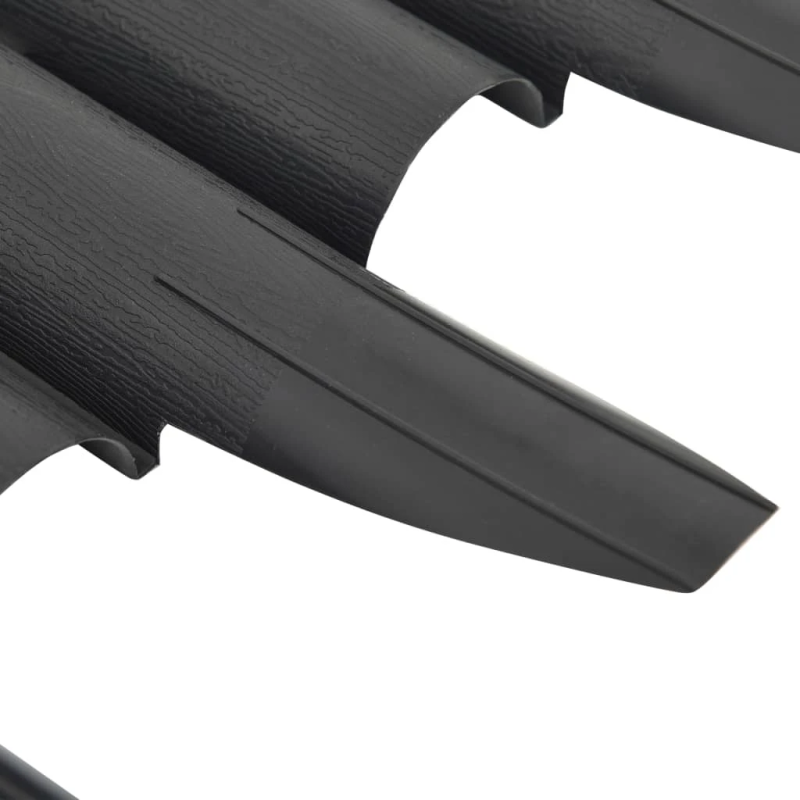 vidaXL zāliena apmales, 36 gab., antracītpelēkas, 10 m, PP