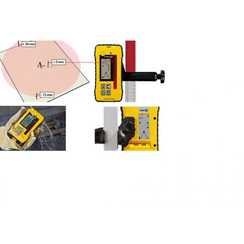 REC 300 Digitālais lāzera uztvērējs, Stabila