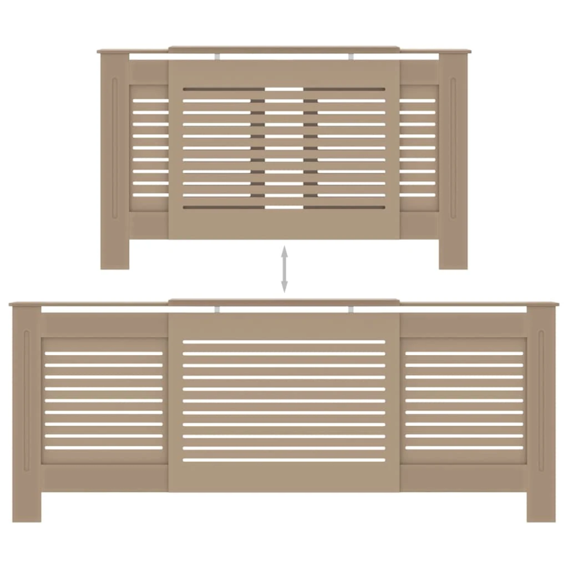 vidaXL radiatora pārsegs, MDF, 205 cm