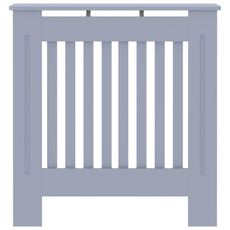 vidaXL radiatora pārsegs, pelēks MDF, 78 cm