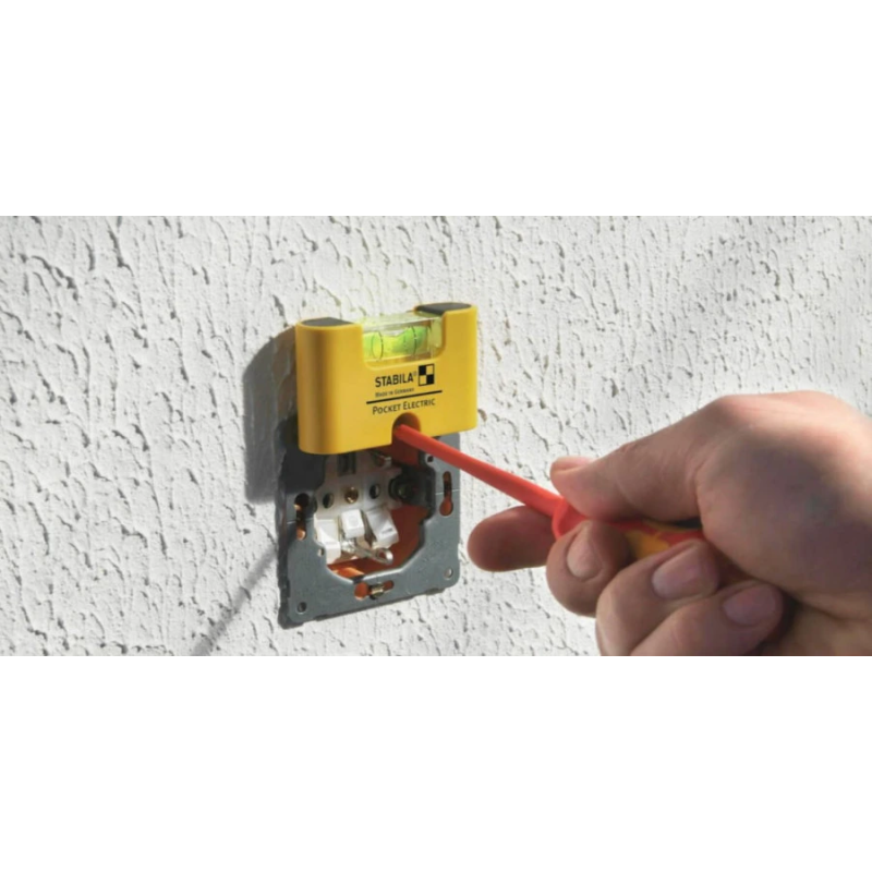 Līmeņrādis Pocket Electric 7cm, Stabila