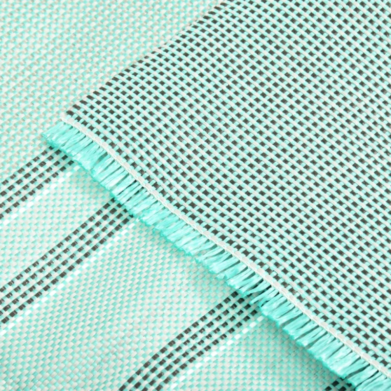 vidaXL telts paklājs, 400x300 cm, zaļš