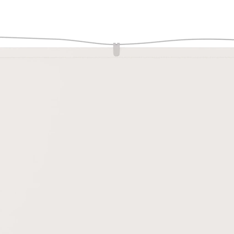vidaXL vertikāla markīze, balta, 60x800 cm, Oksfordas audums